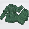 Bamboo Fiber Pajama Manufacturer – 100% Bamboo Fiber Set – Classic Pajamas Green
