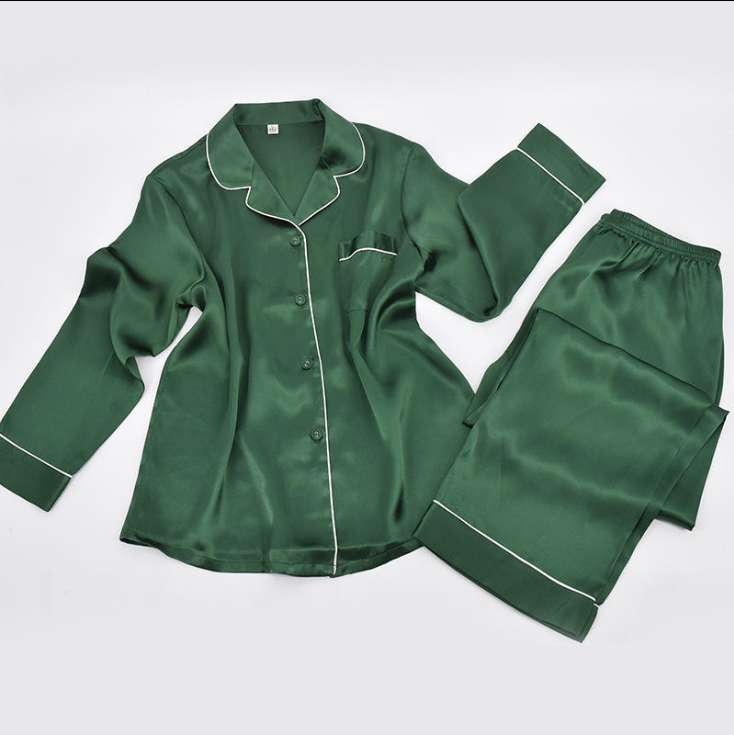 Bamboo Fiber Pajama Manufacturer – 100% Bamboo Fiber Set – Classic Pajamas Green