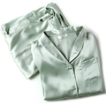 Bamboo Fiber Pajama Manufacturer – 100% Bamboo Fiber Set – Classic Pajamas Light green